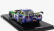 Spark-model Chevrolet Corvette C6.r Z06 Team Sangari Brazil N 8 24h Spa 2009 Enrique Bernoldi - Xavier Maassen - Roberto Streit 1:43 Modrá Zelená Žlutá