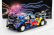 Spark-model Ford england Puma Rally1 Team Ford World Rally M-sport N 8 6th Rally Safari 2023 Ott Tanak - Martin Jarveoja 1:43 Modrá Žlutá Červená