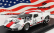 Spark-model Ford usa Gt40 Mkiv 7.0l V8 N 19 3rd 12h Sebring 1966 S.scott - P.revson 1:43 Bílá Červená Šedá