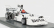 Spark-model March F1  761 N 9 2nd International Trophy 1976 V.brambilla 1:43 Bílá