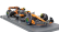 Spark-model Mclaren F1  Mcl38 Team Mclaren N 4 Winner Miami Gp 2024 First F1 Victory Lando Norris 1:18 Oranžová Černá
