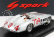 Spark-model Mercedes benz 300 Slr Spider N 704 Mille Miglia 1955 H.herrmann - H.eger 1:43 Silver
