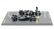 Spark-model Mercedes gp Set F1  2x W15 Eq Performance Team Amg Petronas Motorsport N 44 2nd Las Vegas Gp 2024 Lewis Hamilton + N 63 Winner Las Vegas Usa 2024 George Russell 1:64 Černá Stříbrná Zelená