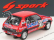 Spark-model Peugeot 205 1.6 Gti N 132 Rally Montecarlo 1986 Francois Delecour - Anne Chantal Pauwels 1:43 Red