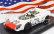 Spark-model Porsche 908/2 N 29 5th 12h Sebring 1969 G.mitter - U.schutz 1:43 Bílá Červená