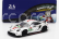 Spark-model Porsche 911 991-2 Rsr-19 4.2l Team Porsche Gt N 91 24h Le Mans 2021 G.bruni - R.lietz - F.makowiecki 1:64 Bílá Šedá Červená