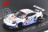 Spark-model Porsche 911 991-2 Rsr 4.0l Team Project 1 N 56 24h Le Mans 2020 M.cairoli - E.perfetti - L.ten Voorde 1:87 Bílá Světle Modrá