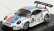 Spark-model Porsche 911 991-2 Rsr Team Porsche Gt N 94 24h Le Mans 2019 S.muller - M.jaminet - D.olsen 1:87 Bílá Modrá Červená
