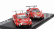 Spark-model Porsche 911 991 Rsr Team Porsche Gt Coca-cola N 911 Petit Le Mans 2019 P.pilet - N.tandy - F.makowiecki + N 912 Petit Le Mans 2018 E.bamber - L.vanthoor - M.jaminet 1:64 Červená Bílá