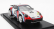Spark-model Porsche 911 992 Coupe Martini Racing Livery N 14 Rally Dakar 2023 - Con Vetrina - With Showcase 1:18 Bílá Modrá Červená