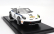 Spark-model Porsche 911 992 Coupe N 19 Rally Dakar Design 2022 - Con Vetrina - With Showcase 1:18 Bílá Modrá