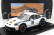 Spark-model Porsche 911 992 Coupe N 19 Rally Dakar Design 2022 - Con Vetrina - With Showcase 1:18 Bílá Modrá