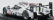 Spark-model Porsche 919 Hybrid 2.0l Turbo V4 Team Porsche N 19 Winner 24h Le Mans 2015 Earl Bamber - Nick Tandy - Nico Hulkenberg 1:43 Bílá