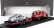 Spark-model Porsche Set 2x Vision Racing Service Van + 357 2023 - 75th Anniversary Porsche Sports Car 1948-2023 1:43 Red