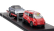 Spark-model Porsche Set 2x Vision Racing Service Van + 357 2023 - 75th Anniversary Porsche Sports Car 1948-2023 1:43 Red