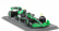 Spark-model Sauber F1  C44 Team Stake Kick N 24 8th Qatar Gp 2024 Zhou Guanyu 1:43 Zelená Černá