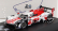 Spark-model Toyota Gr010 3.5l V6 Twin Turbo Hybrid Team Gazoo Racing N 7 Winner 24h Le Mans 2021 M.conway - K.kobayashi - J.m.lopez 1:87 Bílá Červená