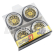 Spec D LS Wheel Offset +6 Gold Silver w/Tire 4ks pro 1/10 Drift 
