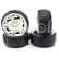 Spec D TE73 Wheel Offset +3 White w/Tire 4pcs For 1/10 Drift