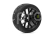 Spec T CS Wheel Offset 3 Black w/Tire 4ks pro 1/10 Silniční