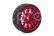 Spec T LS Wheel Offset 3 Red w/Tire 4ks pro 1/10 Silniční