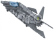 Stavebnice Ausini 22603 Letadlo F-117 - kostky rozměrově shodné s Lego