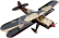 RC letadlo Steen Skybolt 1,55m, černá/červená