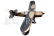 RC letadlo Steen Skybolt 1,55m, černá/červená