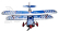 RC letadlo Steen Skybolt 1,55m, stříbrná/modrá