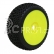 SWEET SHOT (medium/modrá směs) Off-Road 1:8 Buggy gumy nalep. na žlutých disk. (2ks.)