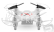 Syma X12S 4 kvadrokoptéra RTF bílá