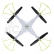 Dron SYMA X5HC, bílá