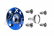 Tankovací ventil magnetický (X logo), modrý
