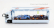 Tarmac Mitsubishi Fuso Truck Car Transporter Gulf Racing Livery 4-assi 2023 - Cars Not Included 1:64 Světle Modrá Oranžová