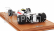 Tecnomodel BRM F1  P160 N 15 Monaco Gp 1971 Pedro Rodriguez 1:18 Bílá Červená Zlatá