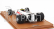 Tecnomodel BRM F1 P160 N 8 2nd Gp Dutch 1971 Pedro Rodriguez 1:18 Bílá Červená Zlatá