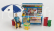 Tiny toys Accessories Edicola - Kent News Stand With Figure 1:35 Různé