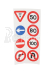 Tiny toys Accessories Set Segnali Stradali - Traffic Signs China 1:43 /