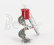 Tiny toys Accessories Traditional Slide Photo Stand 1:64 Silver Red