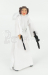Tomica Star wars Princess Leia Organa Figure Cm. 13.0 1:10 Bílá