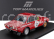 Topmarques Lancia Fulvia Hf 1600 Coupe (night Version) N 12 2nd Rally Sanremo 1972 Sergio Barbasio - Piero Sodano - Con Vetrina - With Showcase 1:12 Červená Bílá