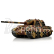 TORRO tank PRO 1/16 RC Jagdtiger vícebarevná kamufláž - BB Airsoft včetně kouře