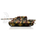 TORRO tank PRO 1/16 RC Jagdtiger vícebarevná kamufláž - BB Airsoft včetně zákluzu hlavně