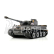TORRO tank PRO 1/16 RC Tiger I dřívější verze šedá kamufláž - infra IR - kouř z hlavně