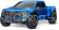 RC auto Traxxas Ford F-150 Raptor R 1:10 RTR, modrá