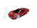 Traxxas karosérie Ford GT červená: 4-Tec 2.0