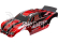 Traxxas karosérie Rustler červená