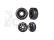 Traxxas kola wheelie (sada)