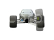 RC auto Traxxas Nitro Revo 1:8 s BlueTooth RTR, modrá