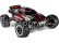 RC auto Traxxas Rustler 1:10 RTR s LED osvětlením, červeno-černá